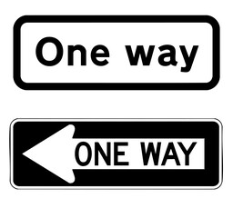road sign one way1