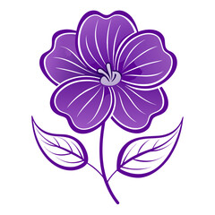 vector illustration of a flower