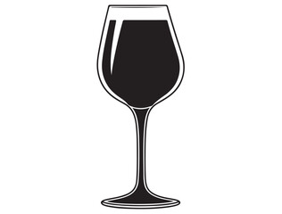 WINE GLASS SILHOUETTE
