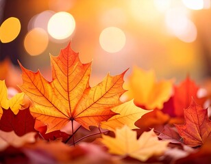 autumn leaves background