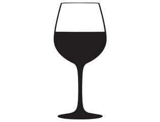 WINE GLASS SILHOUETTE