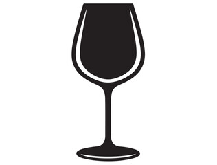 WINE GLASS SILHOUETTE