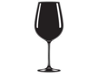 WINE GLASS SILHOUETTE