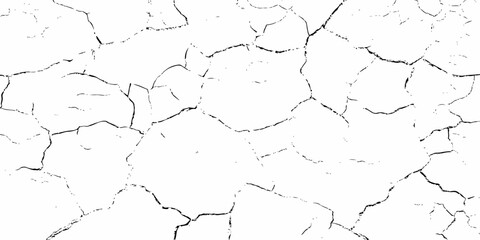 digital wall grunge and dust pattern surface Cracked white wall texture design element white background.
