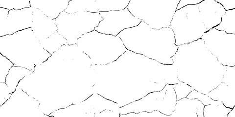 modern black and white scratch and cracks grunge texture dust and distressed wall pattern white background..
