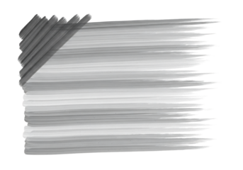 Abstract grayscale paint strokes texture;  modern, minimalist design element;  grunge, artistic background  transparent background