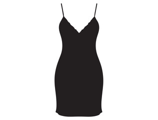 WOMAN SLIP SILHOUETTE