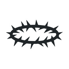 Crown of thorns symbolizing sacrifice and suffering