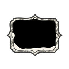 Vintage Frame Illustration Isolated On Transparent Background
