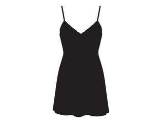 WOMAN SLIP SILHOUETTE