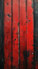 Red and Black Wooden Planks Texture Background