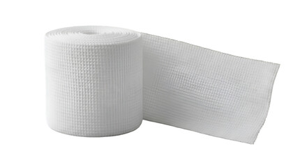 White Roll Of Bandage With Transparent Background Illustration For Medical Aid