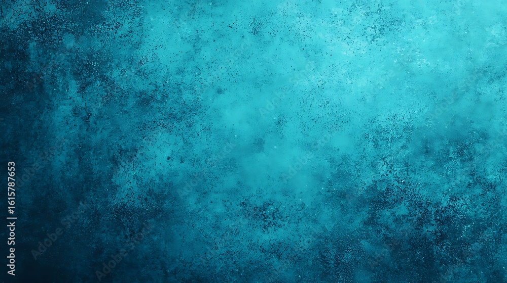 Poster abstract blue textured background with a grunge effect, blending dark and light shades to create dep