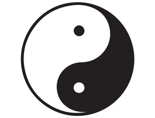  YIN AND YANG SILHOUETTE