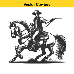Western Cowboy Command: Reining Horse with Fierce Focus
