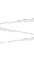 Naklejka premium Three White Rough Brush Strokes Illustration