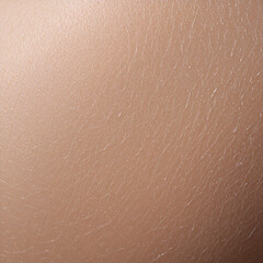 Smooth skin texture with fine details and natural color tones. This close up image highlights intricate patterns and softness of human skin, evoking sense of realism and intimacy