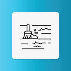 Wet cleaning icon