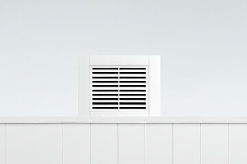 minimalist composition featuring modern ventilation system focusing on sleek air vents with ample copy space