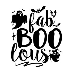 Obraz premium Fab Boo Lous Svg