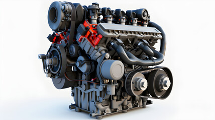 Fototapeta premium Car engine, auto engines