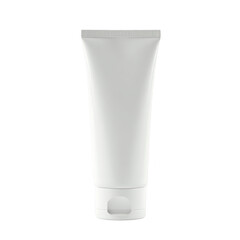 Blank white tube container.
