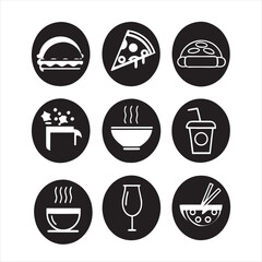 Food and Drink icons set