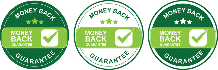 Refund Guarantee Badges for Secure Purchases and Customer Assurance