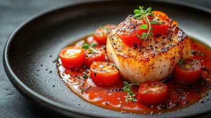 tomatoes in a pan