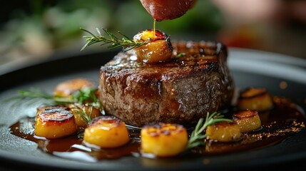 lamb chops with herbs and spices