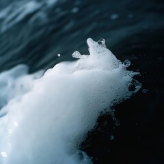 water splash on ice