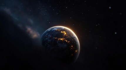 earth in space