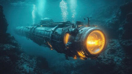 scuba diver and underwater world