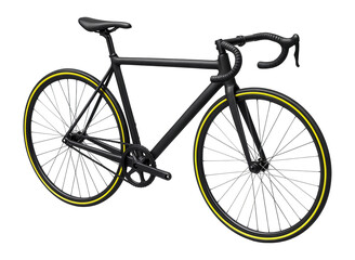 Obraz premium Track bike with high-pressure tires and high-tensile strength spokes