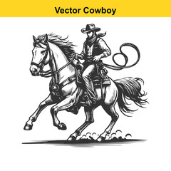 Western Cowboy Command: Reining Horse with Fierce Focus