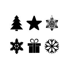 Vintage Christmas Element Set
