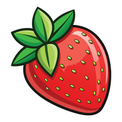 Obraz premium Fresh Strawberry Graphics