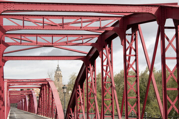 Iron Bridge of Talavera de la Reina, Toledo, Spain