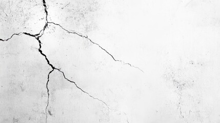 Weathered plaster wall with cracks