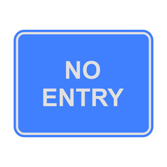 no entry sign on a transparent background