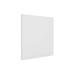 Blank white rectangular surface.