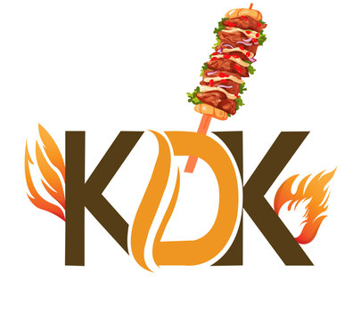 KDK Knak Doner Kebab Logo Design