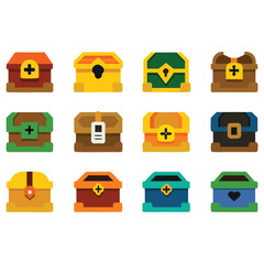 Antique Treasure Chest Graphics