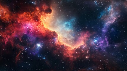 Mystical Photo of a Nebula's Enigmatic Beauty Capturing