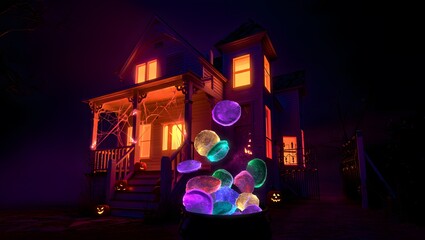 Mysterious House Giving Out Enchanted Candy on Halloween Night