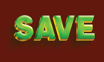 3d text effect design