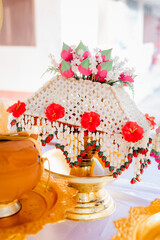 wedding cake with candles