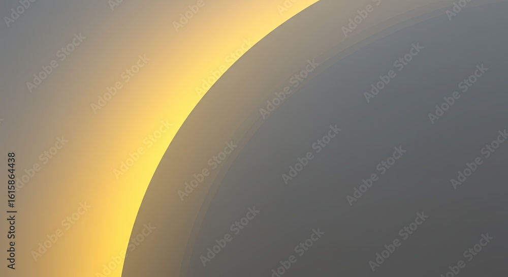 Poster abstract golden and gray curving gradient background design with soft hues and subtle light transiti