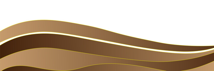 Brown abstract wave background with layered flowing shapes and smooth curves. Ideal for elegant, natural, or earthy-themed designs and presentations