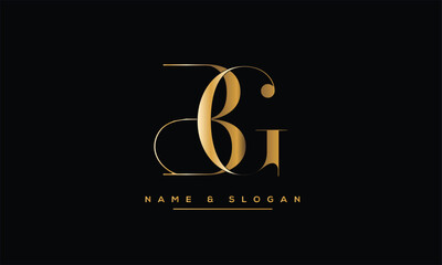 BG, GB, B, G Abstract Letters Logo Monogram © grafic.ustani